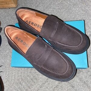 Aerosoles women’s chunky brown loafers